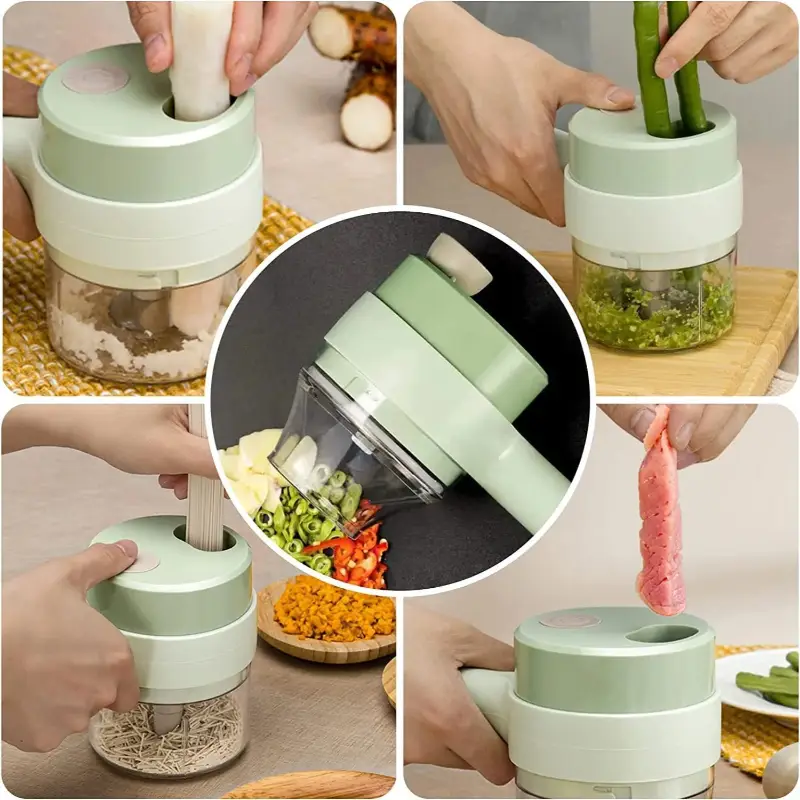 Portable Electric Cordless Multi-function Small Food Chopper for Kitchen