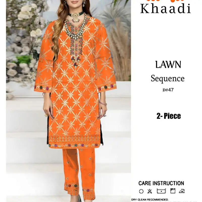 Lawn Cotton Heavy Embroidered 2PC Suit

2piece suits With patches, Nike, Front, Aor Bazuon pr Heavy Embroidery hoe ha. Kamiz- 3 gaz Trouser- 2.5 gaz 3D. Fashion Studio Faislabad +923425977722 Wholesale Dealer Faislabad