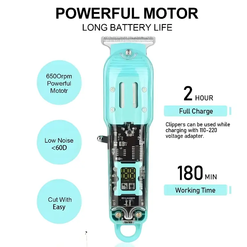 Transparent Men's Trimmer