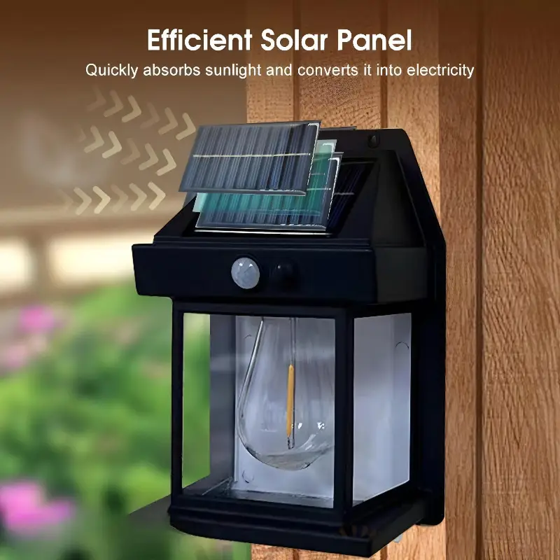 Solar Motion Sensor Wall Light
