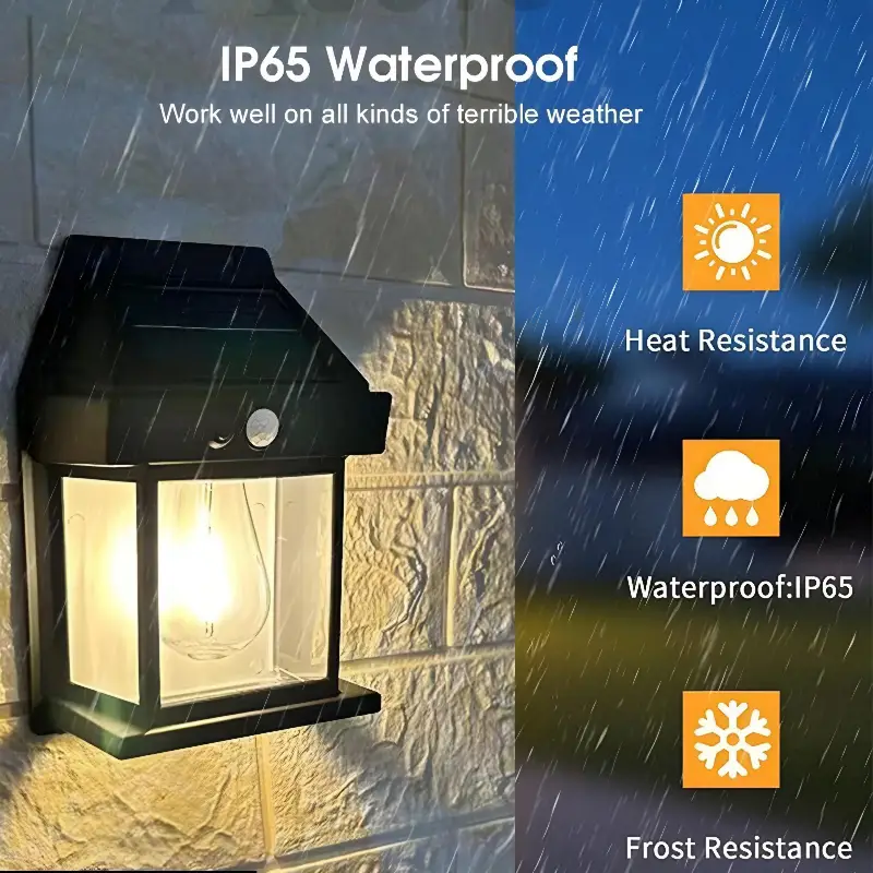 Solar Motion Sensor Wall Light