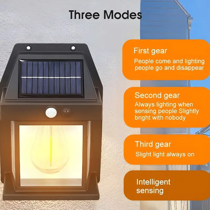Solar Motion Sensor Wall Light