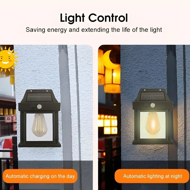 Solar Motion Sensor Wall Light