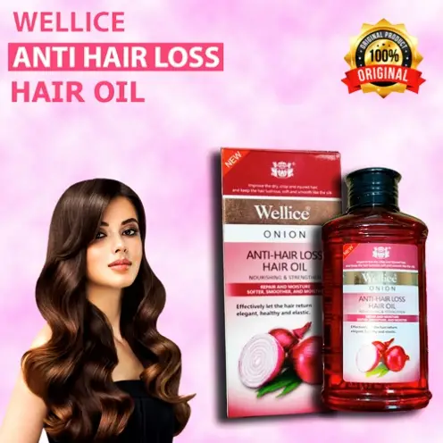 Onion Herbal Hair Treatment Oil by Wellice 100ml