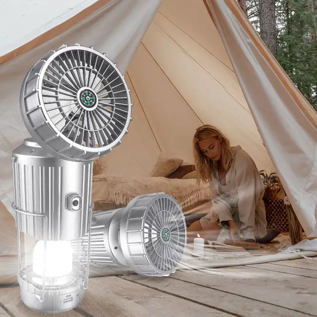 Portable Solar Fan And Light