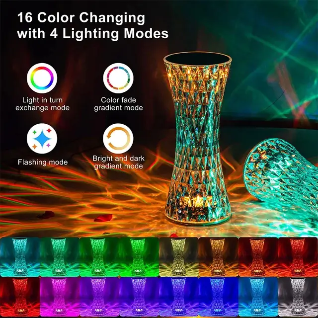 Crystal Table Lamp