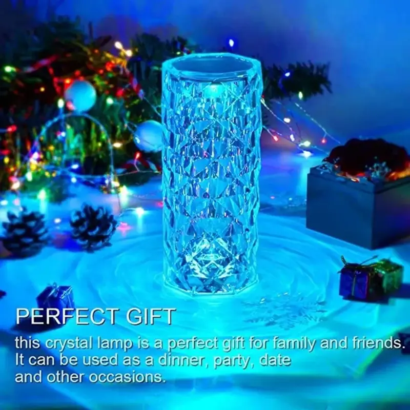 16 Colors Crystal Lamp