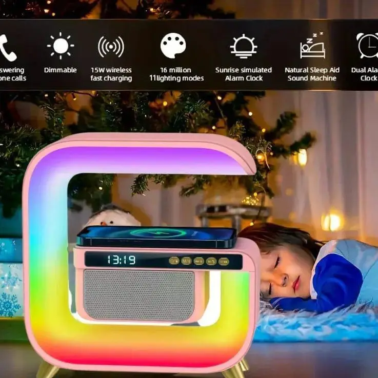 RGB G3 Speaker Wireless Charger And Lamp