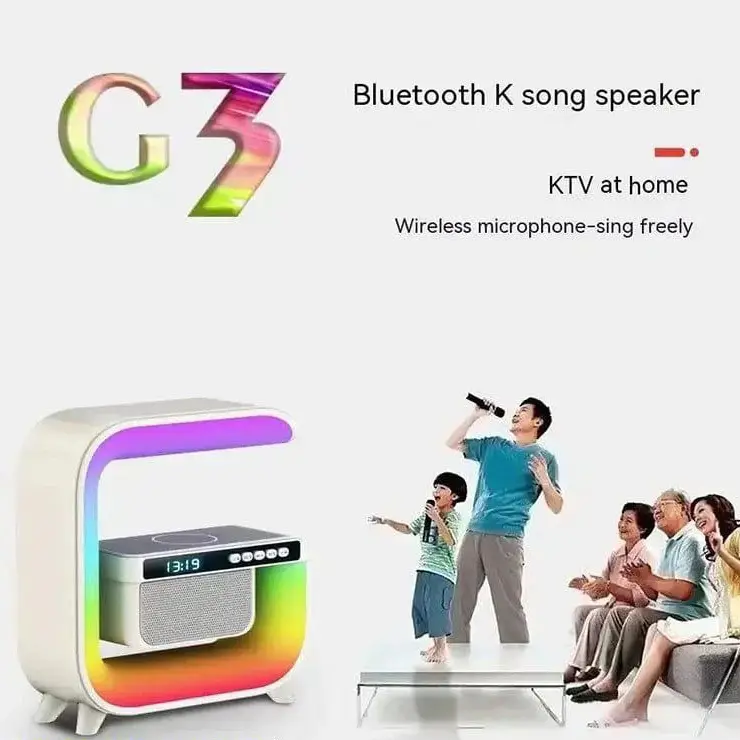 RGB G3 Speaker Wireless Charger And Lamp