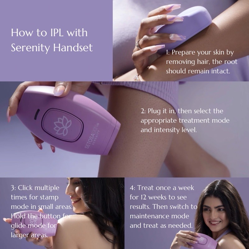 Serenity IPL Hair Removal Handset