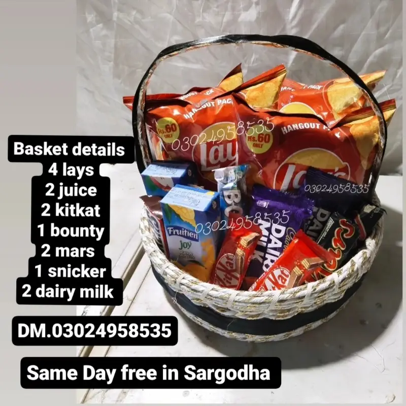 Chocolate Snacks Basket