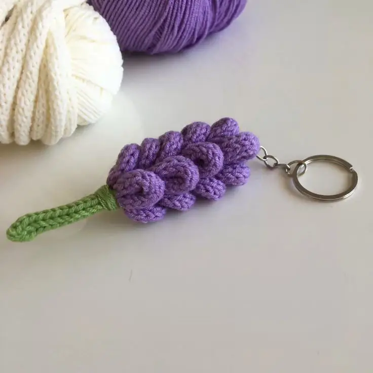 Lavender Keychain