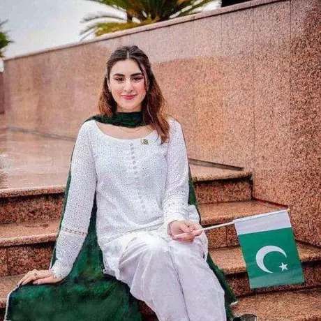 Woman azadi deal new whit and green cotton fabric