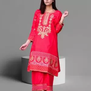 Red Roz raining formal
