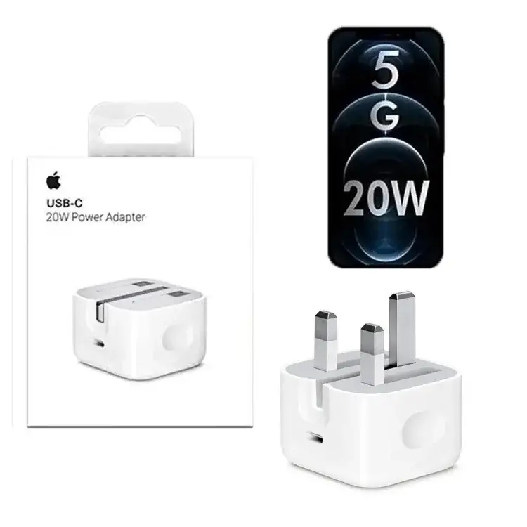 Iphone Original Charger 20Watt Power Adapter With Type C To Lightening Cable Gives Super Fast Charging Experience To All Iphone Models