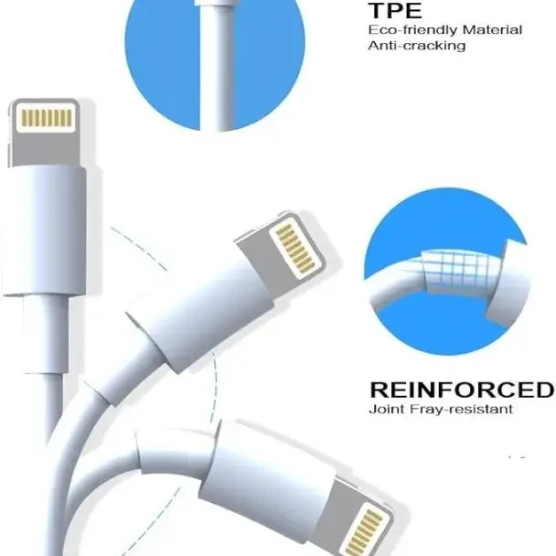 Compatible iPhone Lightning Cable | Data Syncing and Charging Cable compatible with iPhone X/ 8 Plus/ 8/ 7 Plus/ 7/ 6s Plus/ 6s/ 6