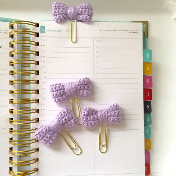 Bow Paperclip (Pack of 6)