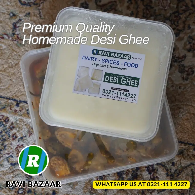 Traditional Homemade Desi Ghee