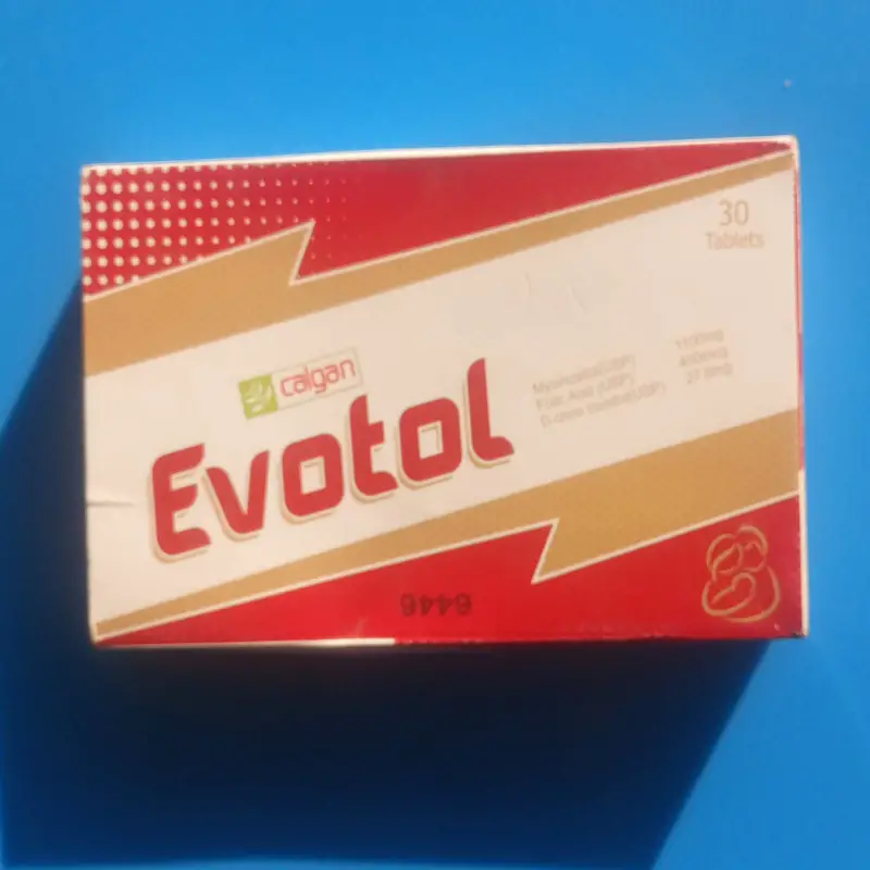 TAB EVOTOL   MYO INOSITOL 1100MG.   FOLIC ACID 400MCG.   D-CHIRO.   27.6 MG