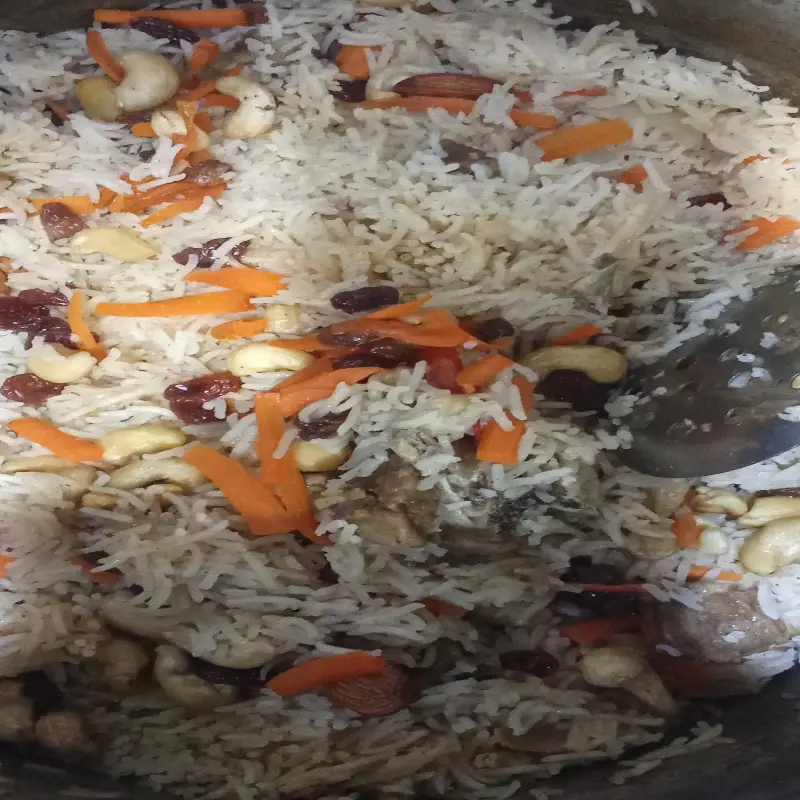 Ghar Ka Bana Kabuli Pulao  3 Person Serving