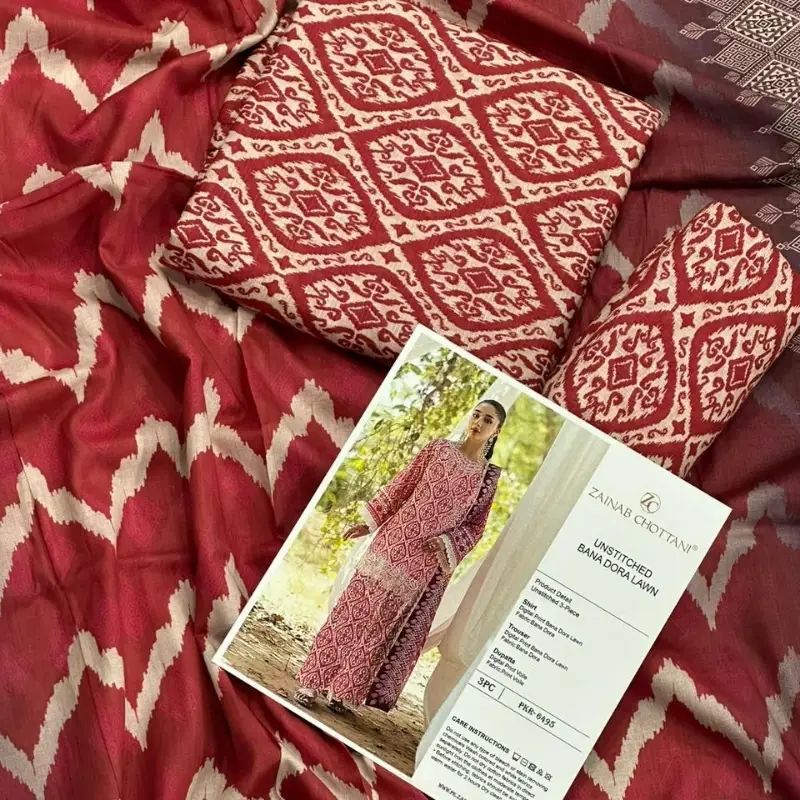 Zainab Chottani ORIGANL BANA DORA LAWN