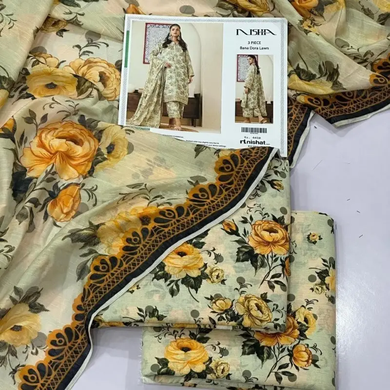 Nishat 100% ORIGANL BANA DORA LAWN