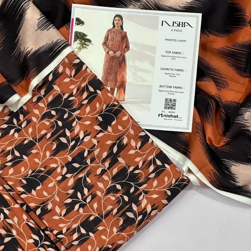 Nishat 100% ORIGANL BANA DORA LAWN