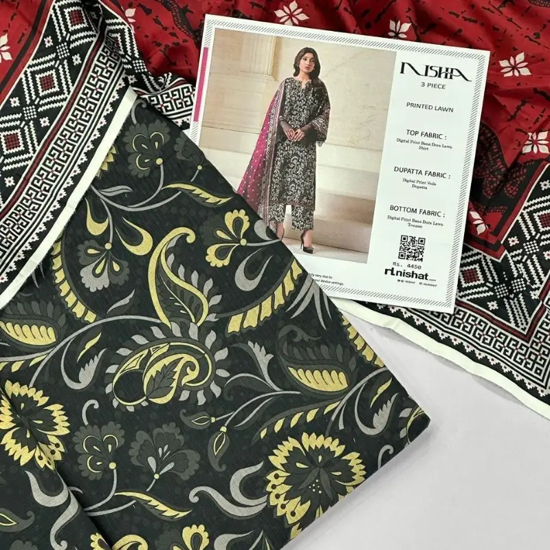 Nishat 100% ORIGANL BANA DORA LAWN