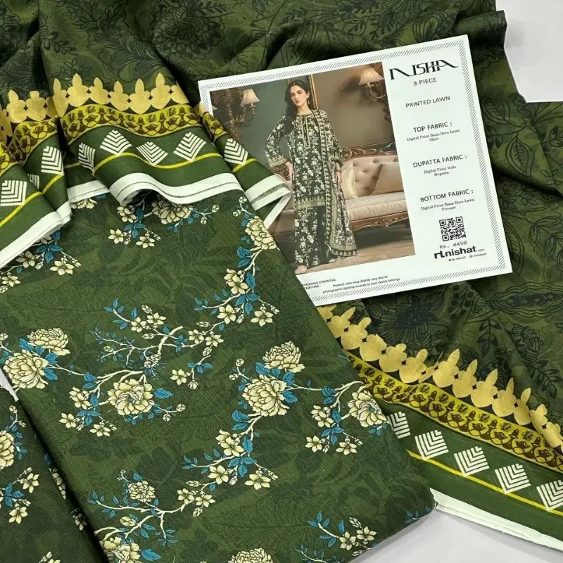 Nishat 100% ORIGANL BANA DORA LAWN