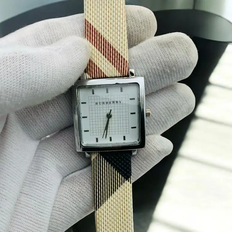 Burberry Leather Strap Ladies Watch