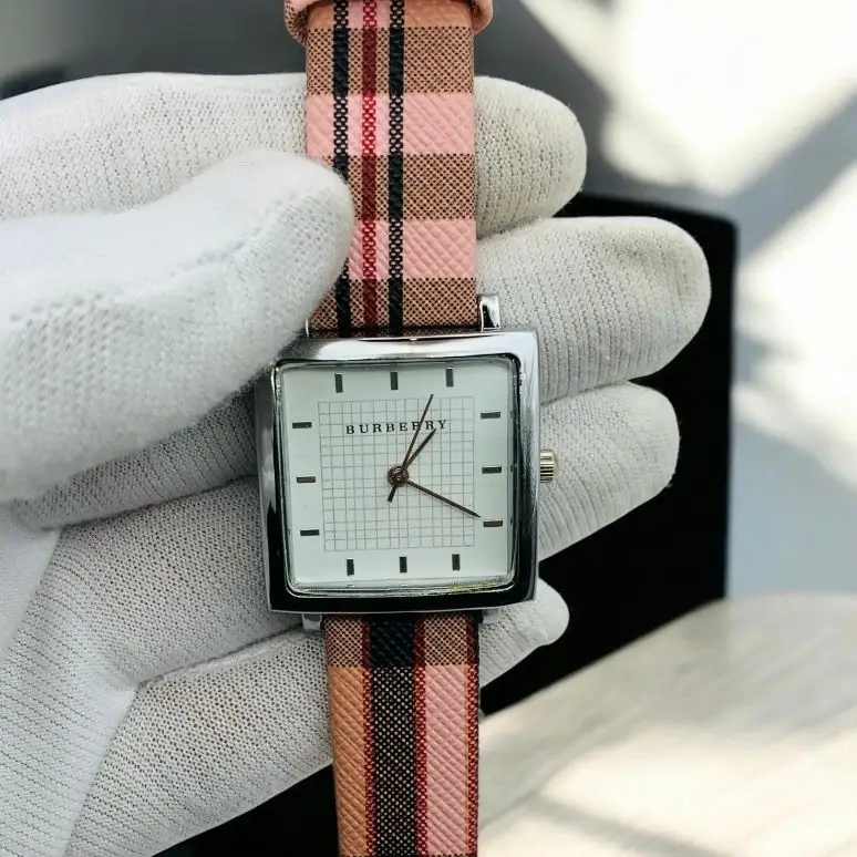 Burberry Leather Strap Ladies Watch