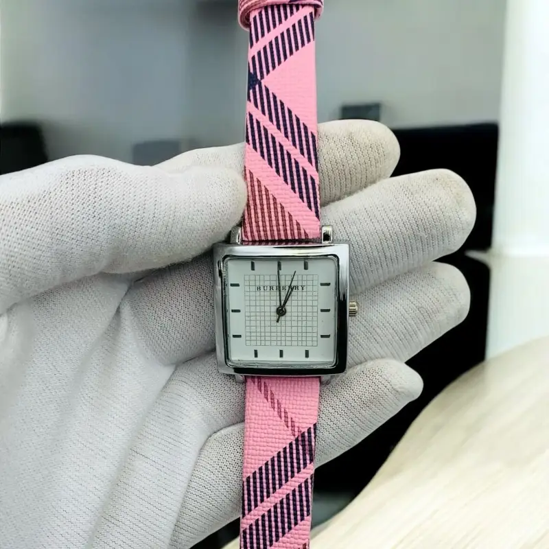 Burberry Leather Strap Ladies Watch