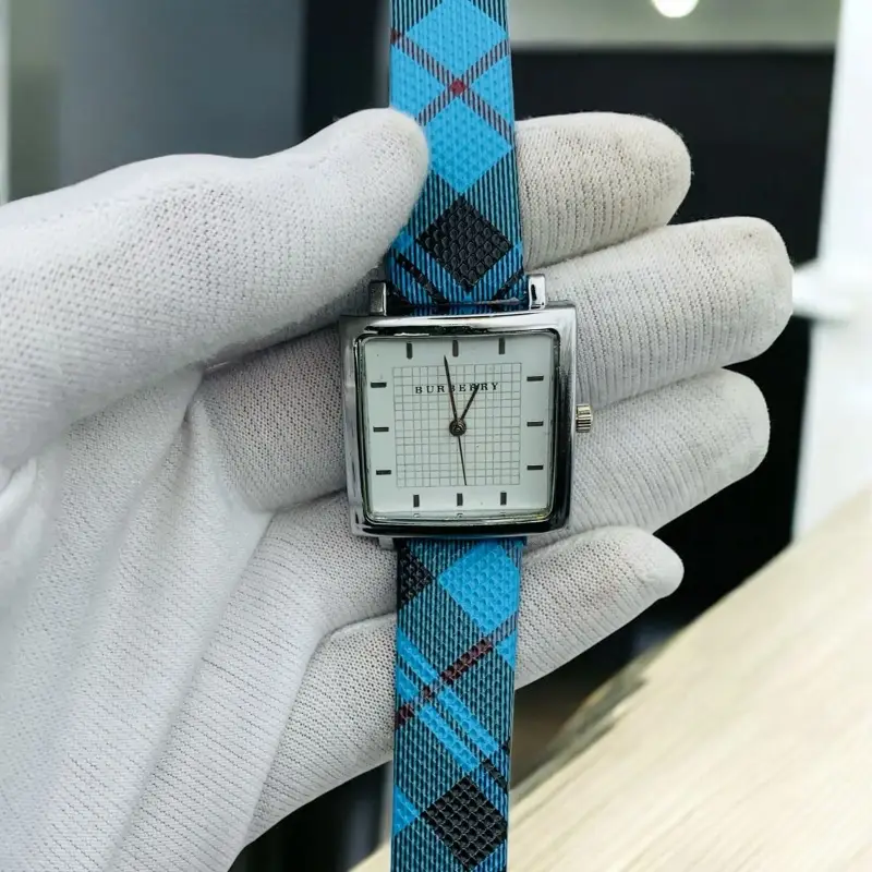 Burberry Leather Strap Ladies Watch