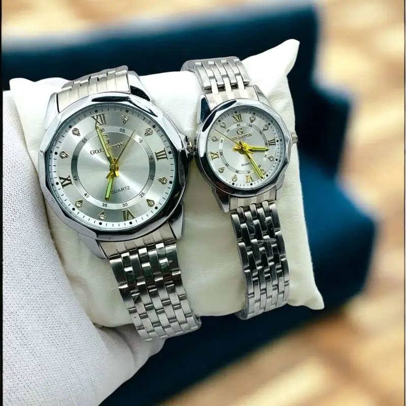 Goldstone His & Hers Classic Quartz Watch Set