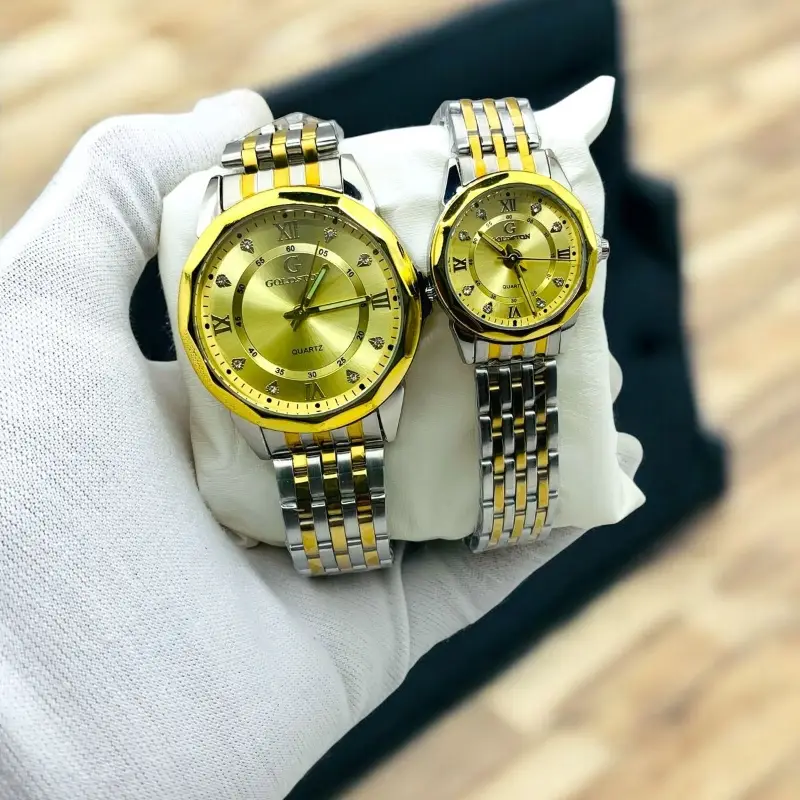 Goldstone His & Hers Classic Quartz Watch Set