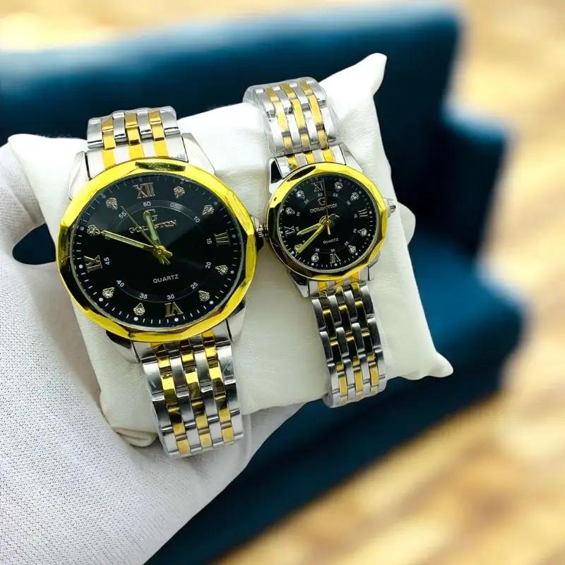 Goldstone His & Hers Classic Quartz Watch Set