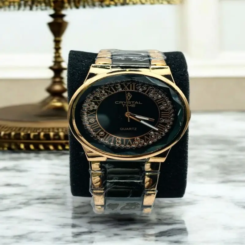 Crystal Time Womens Luxury Quartz Watch