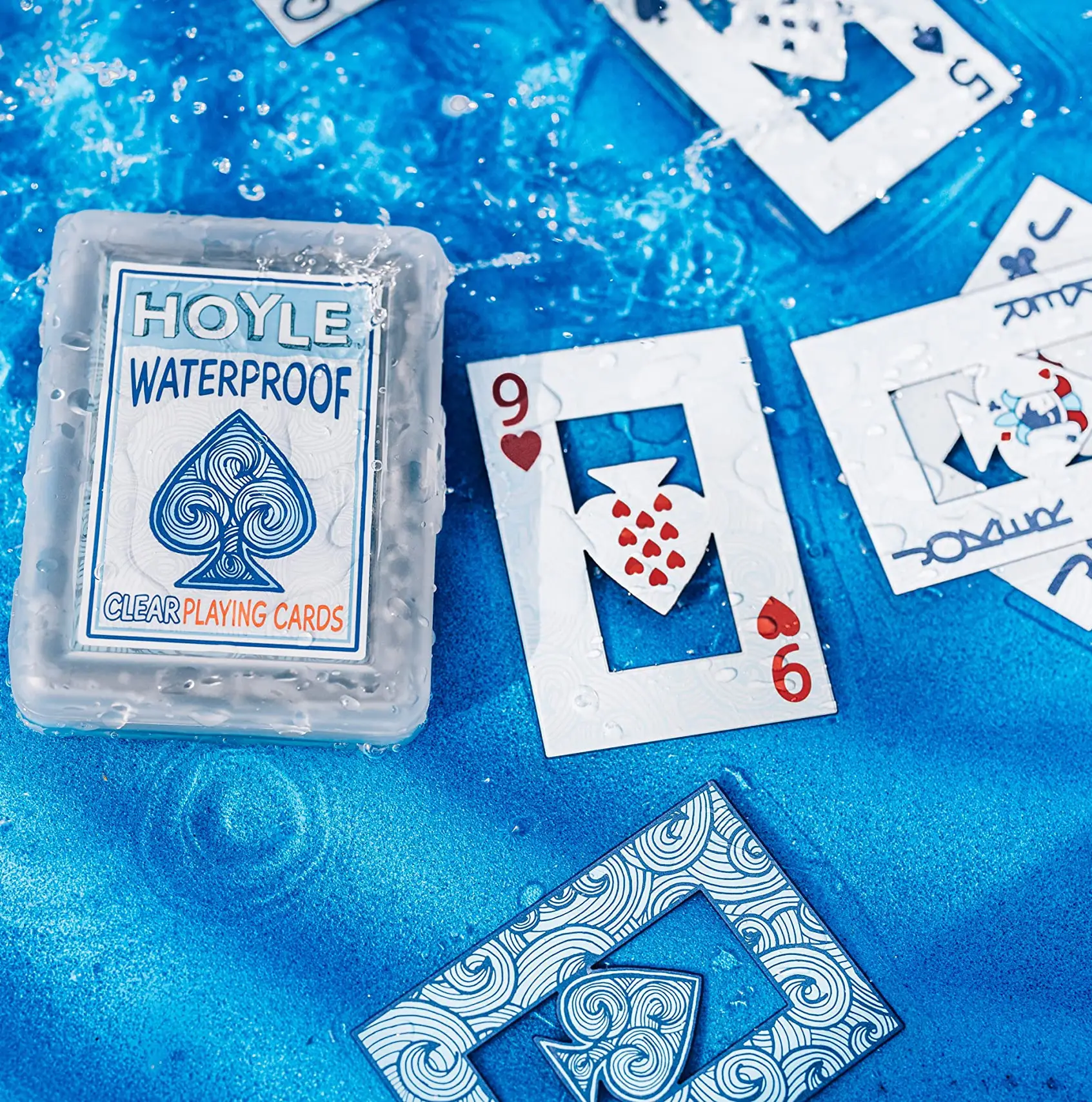 BicycleHoyle Transparent Playing Cards  Premium Waterproof Deck in Pakistan