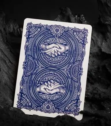 Deal With the Devil (Cobalt Blue) UV Playing Cards  Exclusive Edition
