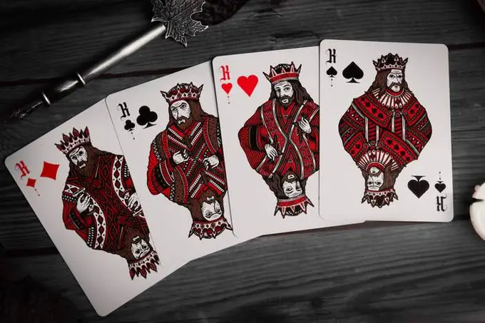 Deal With the Devil (Cobalt Blue) UV Playing Cards  Exclusive Edition
