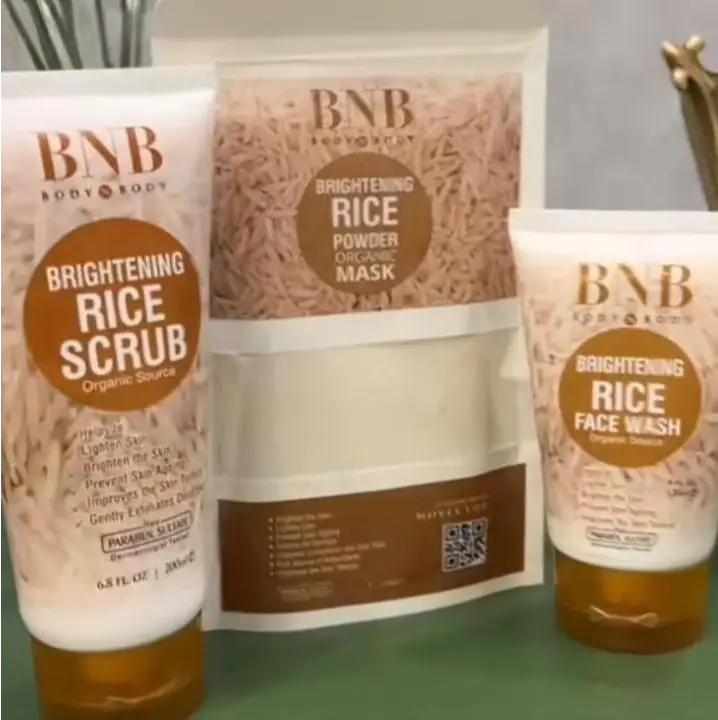 BNB Rice Extract Bright & Glow Kit 3 in 1
