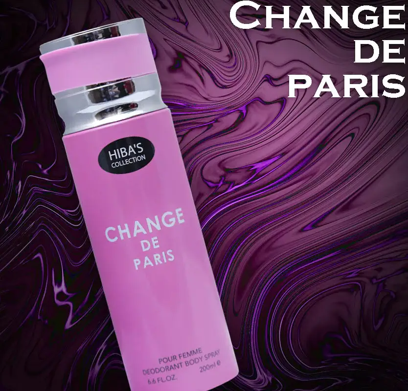 Change De Paris Branded Body Spray | Refreshing and Elegant Smell | Long Lasting Fragrance