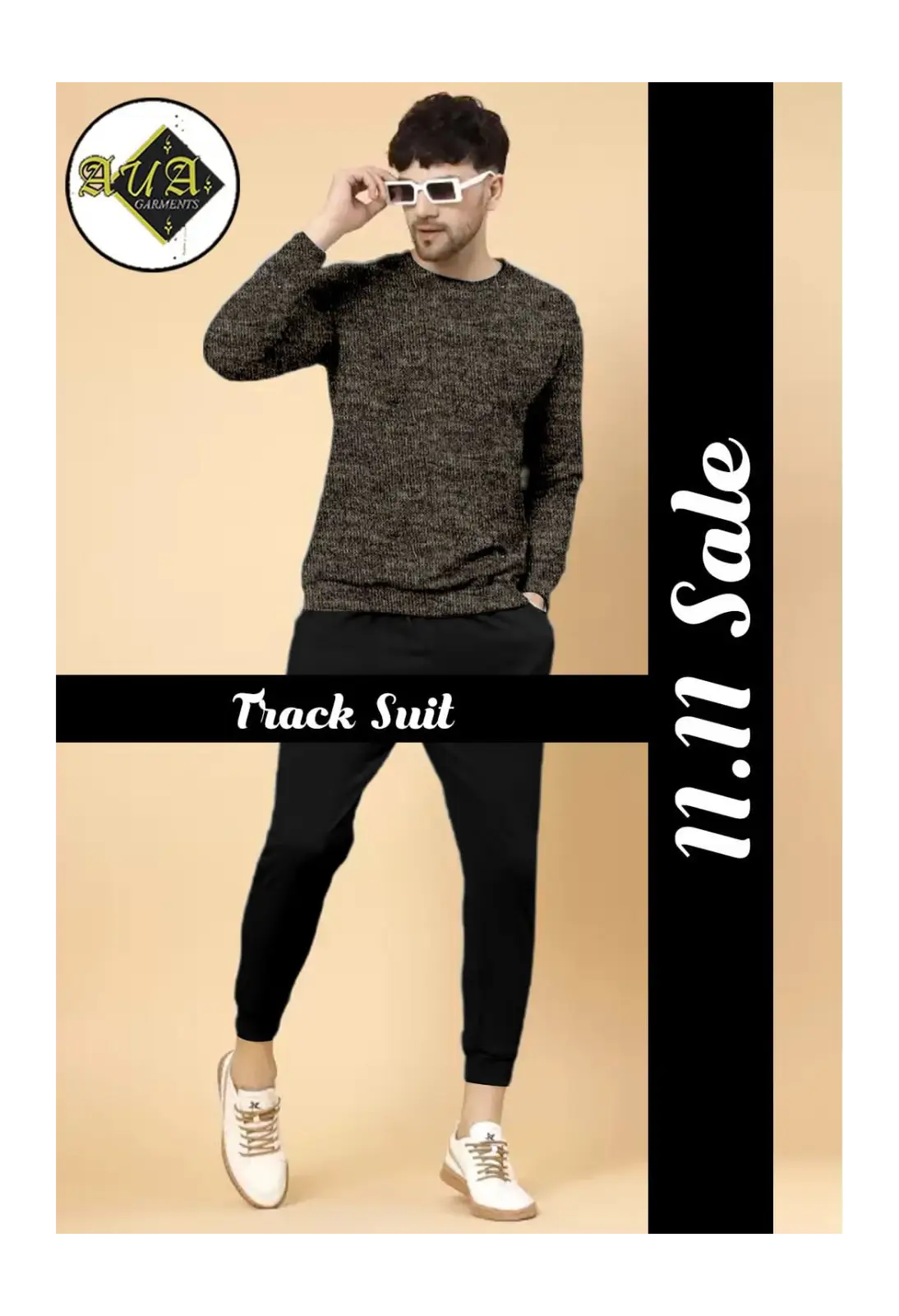 Men Track suit For Winter Sweatshirt & Trouser