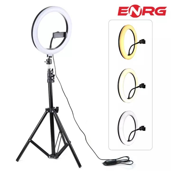 ENRG 8" LED Ring Light Video Live Light Dimmable LED 20cm