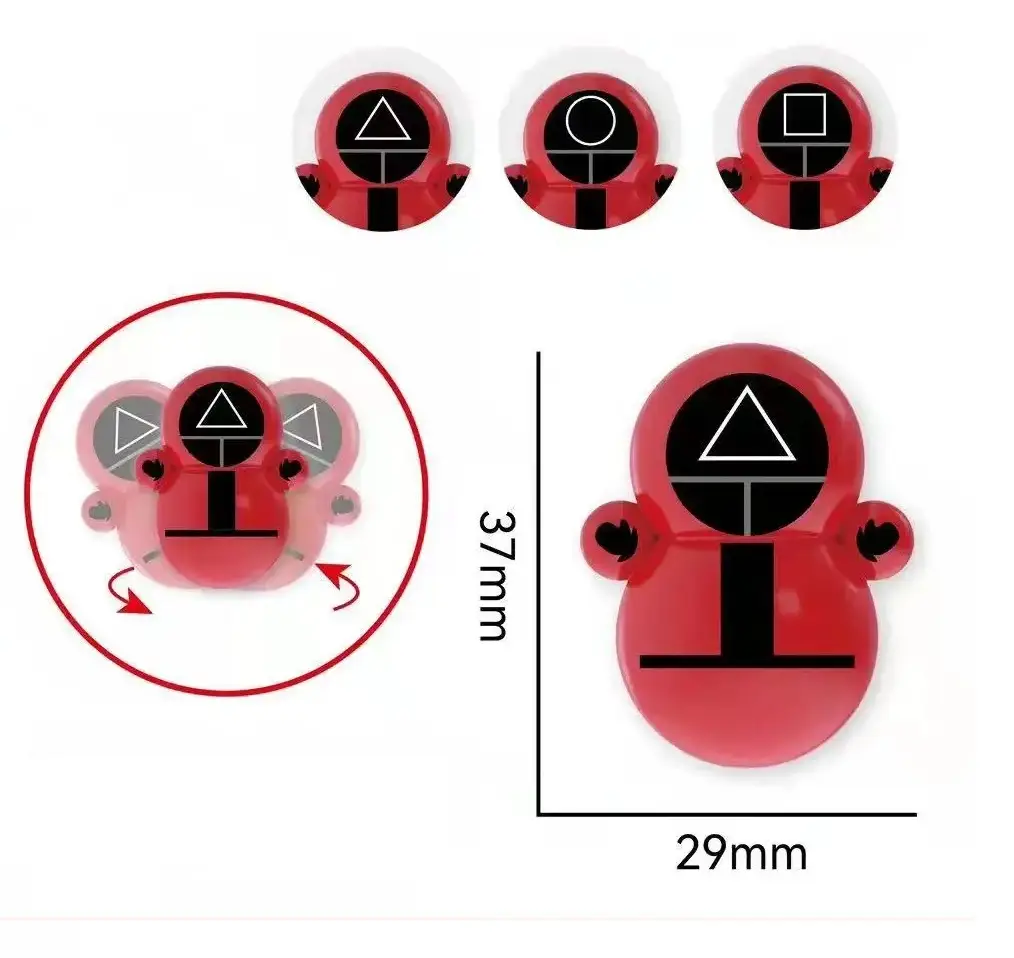 15 Pcs Squid land Roll Sway Swing Dancing Toy For Kids