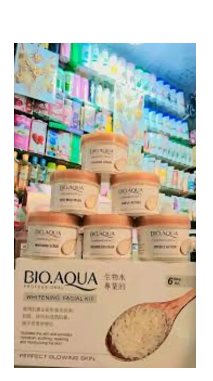 Bioaqua Rice Facial Big Jar 6pcs Set