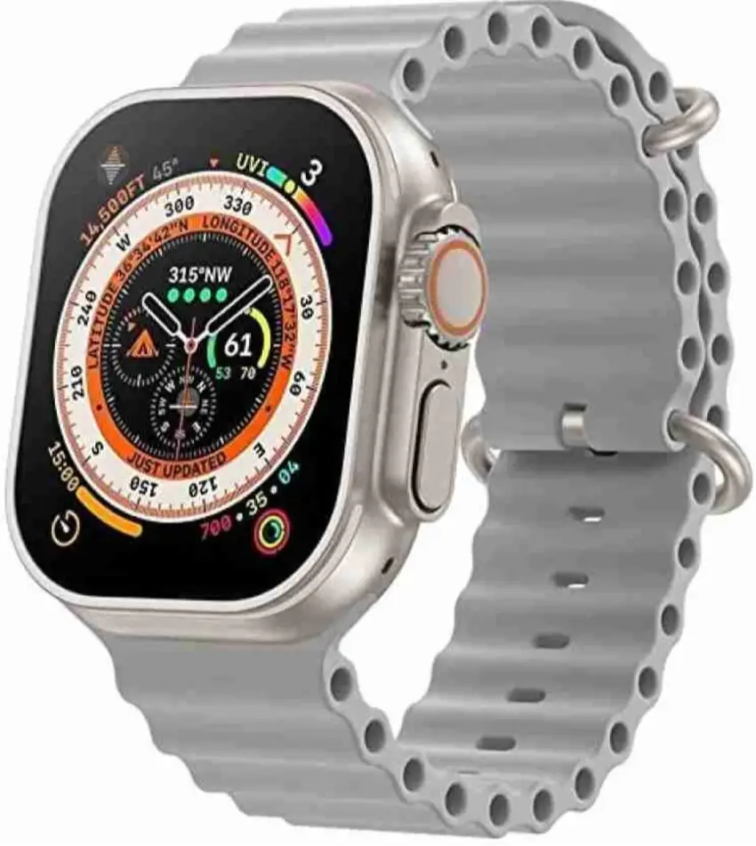 Silicone Ocean Band Strap for Smart Watch Ultra 8 7 6 5 4 SE 45mm 49mm 44mm 42mm