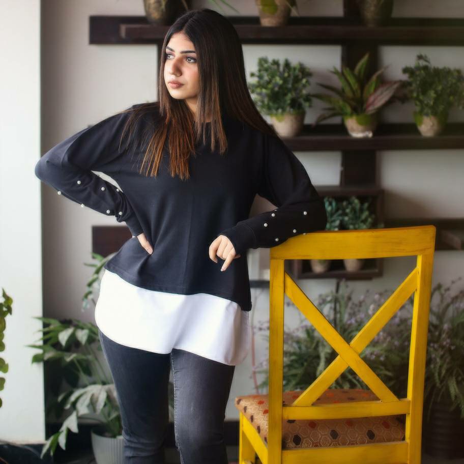 BLK PEARL SWEATSHIRT  spd 623