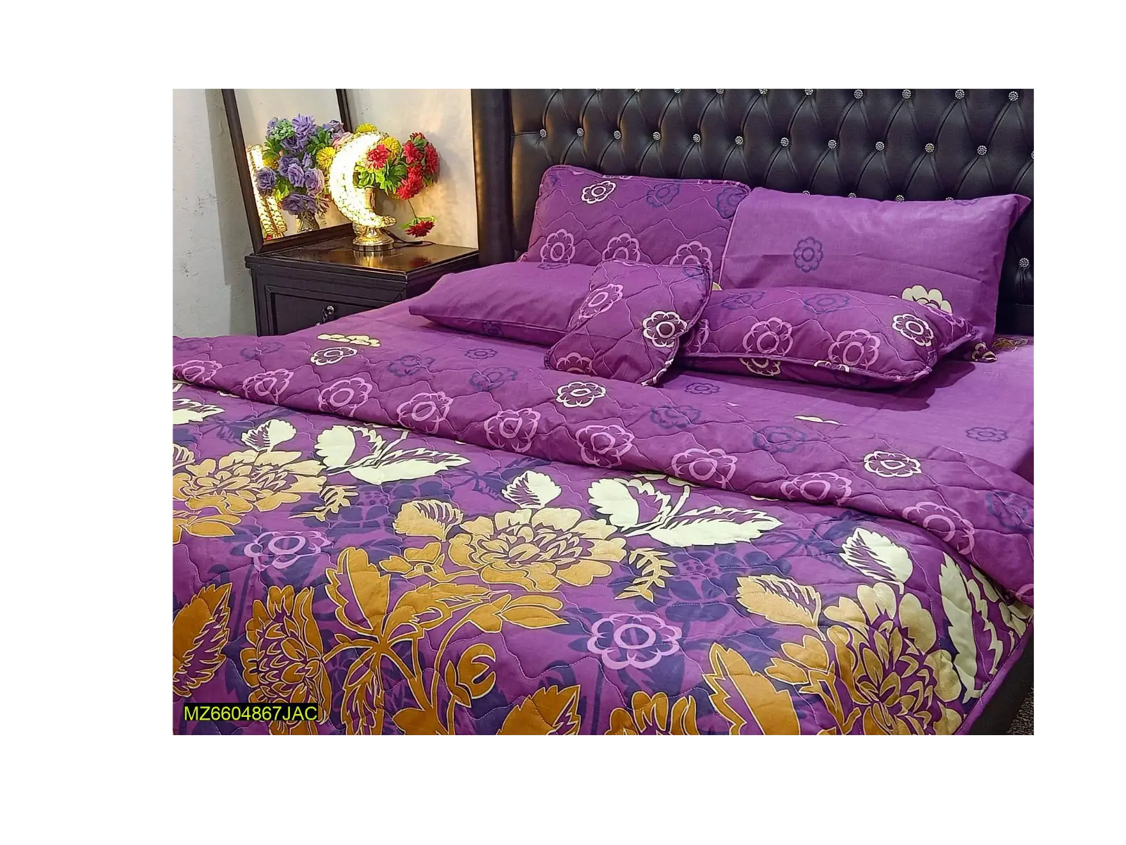 7 PCS COTTON Double Bed comforter Set