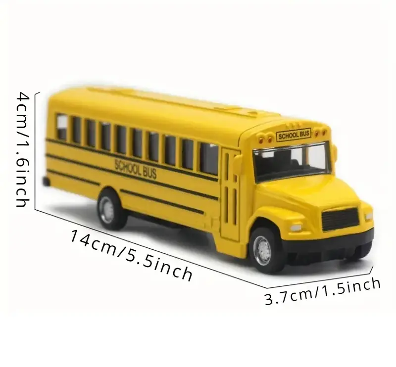 School Bus Model Children diecast model 1:64 Scale